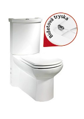 Creavit Wing WN3141 kombi WC + bidet 2v1 - opad UNI